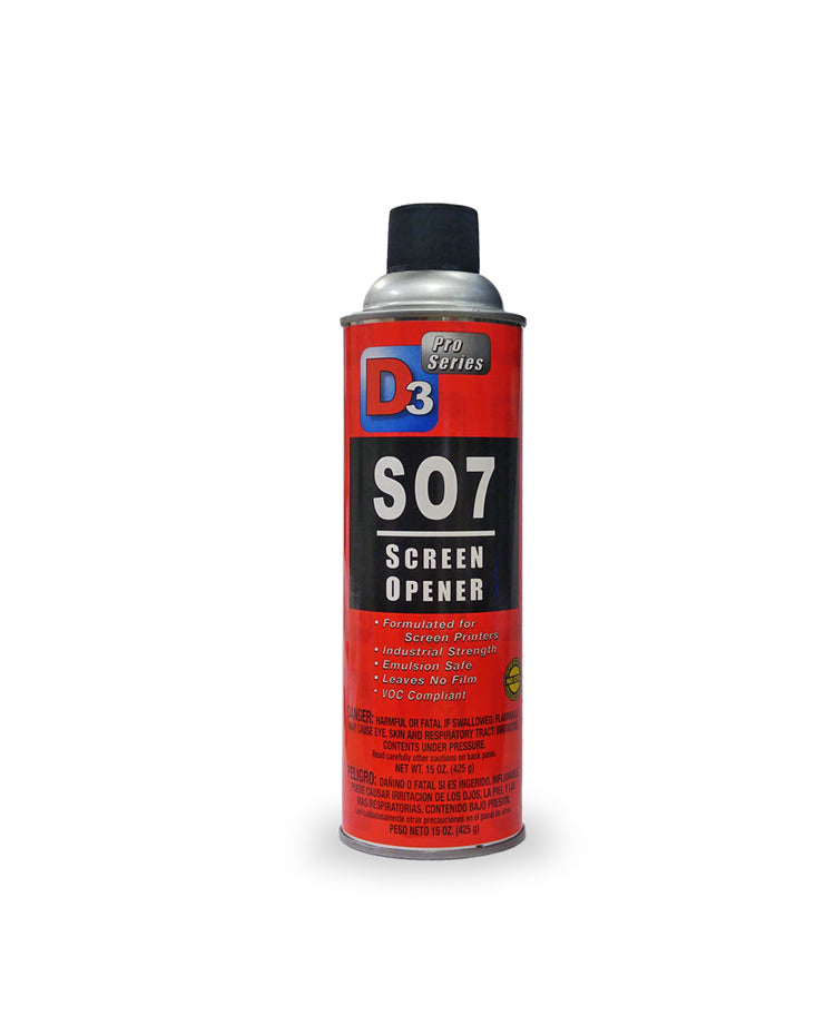 SCREEN OPENER AND CLEANER FOR PLASTISOL INK